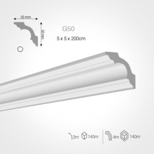 Moldura interior modelo G50 de 50mm